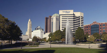 Bicentennial Park on the Riverfront in Downtown Columbus, Ohio