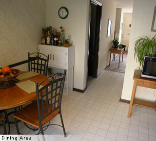 Dining area of apartments for lease, rent in Columbus, Ohio